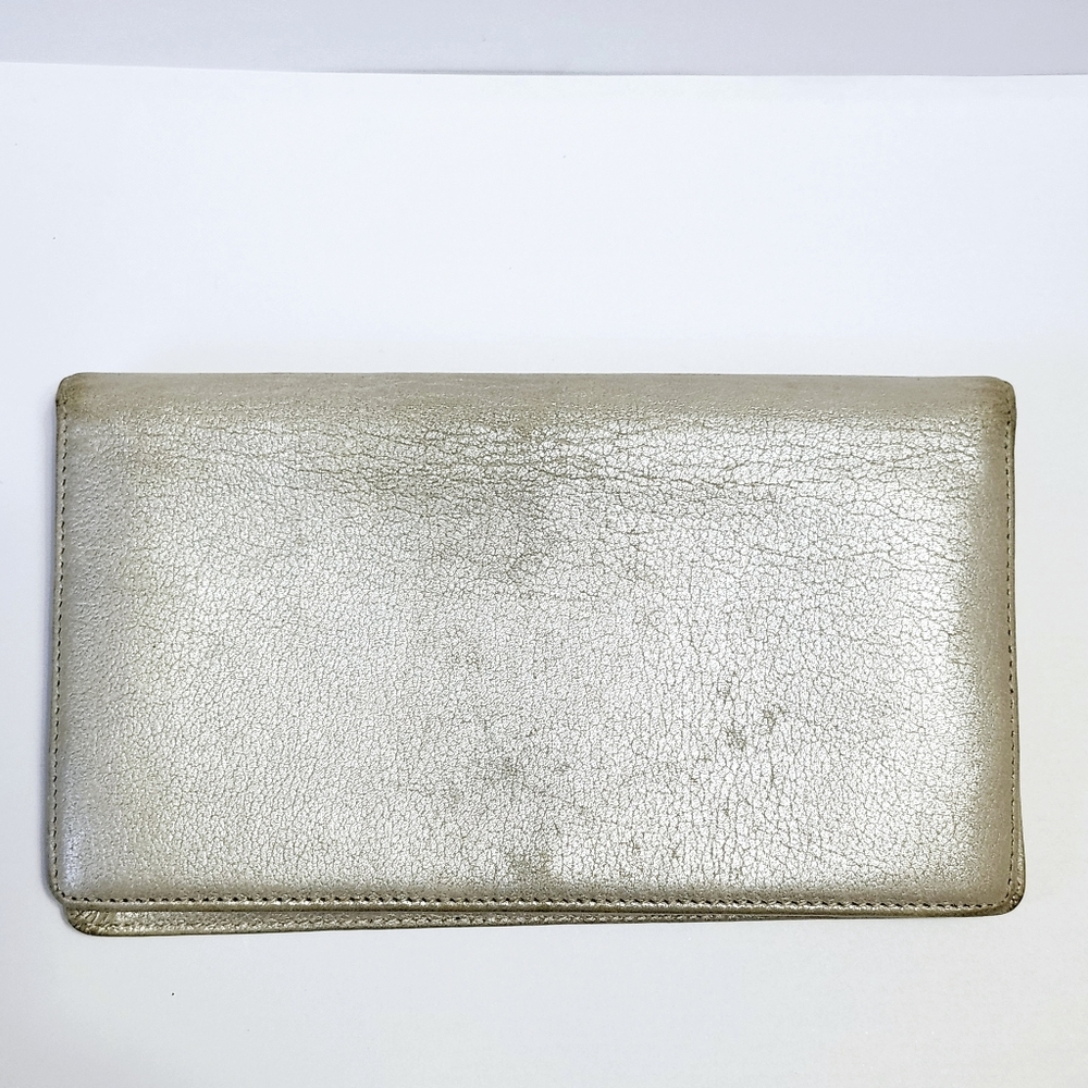 CHANEL Camelia Metallic bifold Wallet - Picture 6 of 12